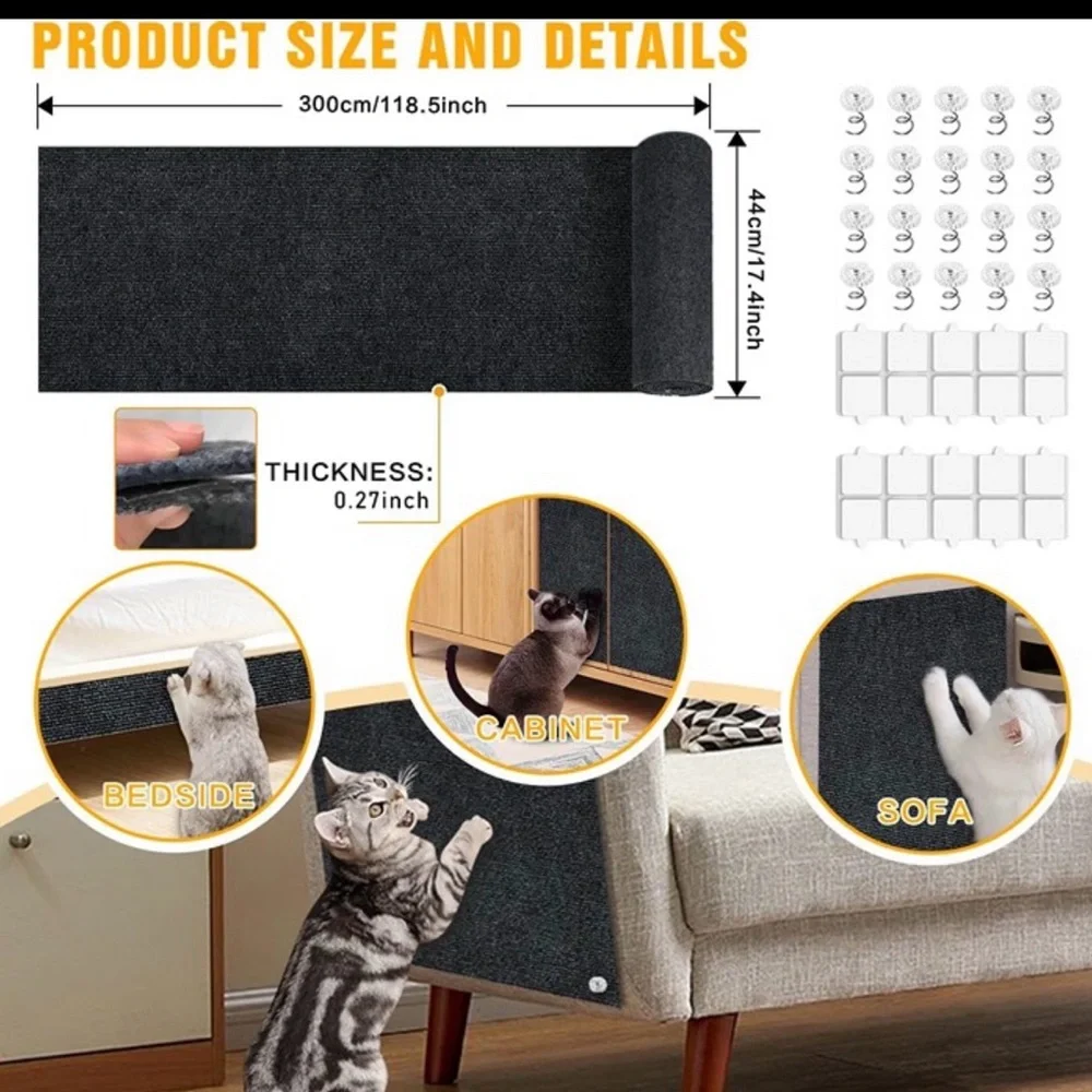 Cat Scratch Mat,118.5